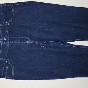 Chico's Straight Leg Jeans Dark Wash Size 2.5S (Short Length)